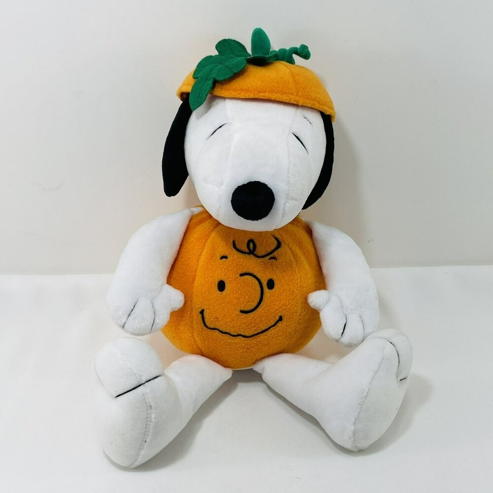 Hallmark Snoopy Peanuts Plush Pumpkin Patch Thanksgiving Fall Halloween Costume